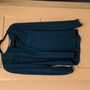 Teal blouse